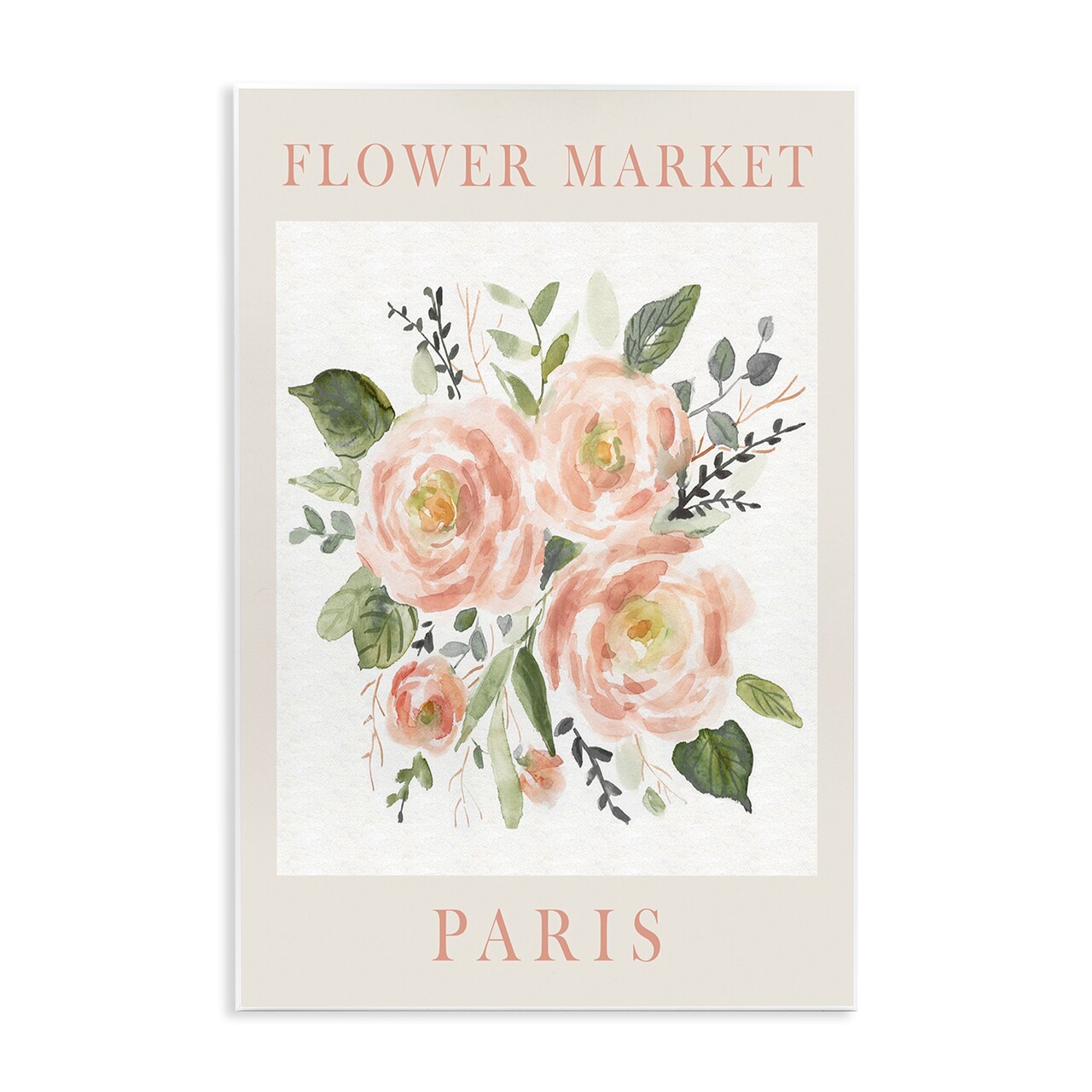 Stupell Industries Pastel Paris Flower Market Wall Plaque By Carol Robinson